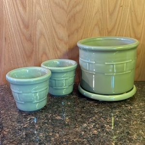 Longaberger Pottery Set